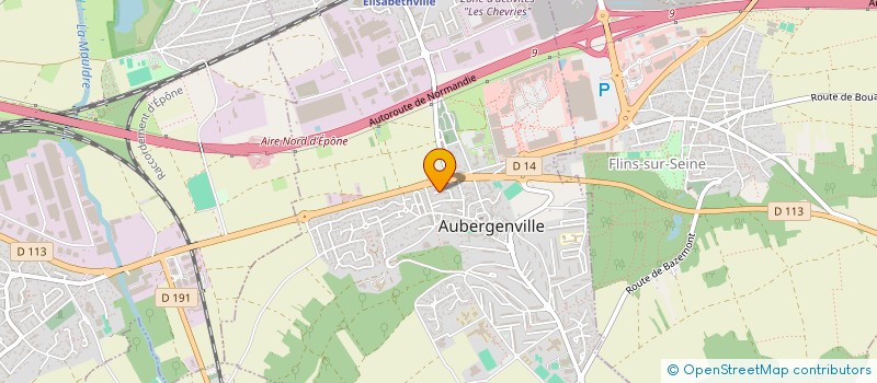 localisation de l'entreprise LA COMPAGNIE DES POUSSETTES à AUBERGENVILLE