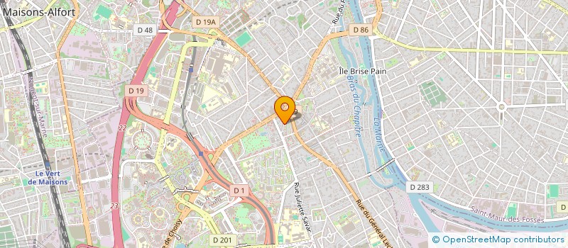 localisation de l'entreprise LA COMPAGNIE DES PUCES  CRETEIL