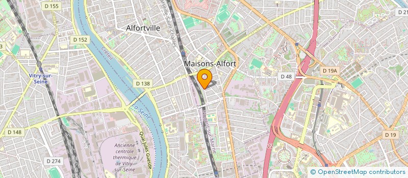 localisation de l'entreprise LA COMPAGNIE DES QUATRE VENTS  MAISONS-ALFORT