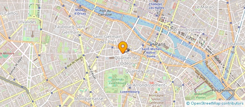 localisation de l'entreprise LA COMPAGNIE DES QUATRE VENTS  PARIS