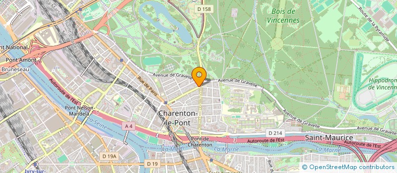 localisation de l'entreprise LA COMPAGNIE DES REPORTERS à CHARENTON-LE-PONT