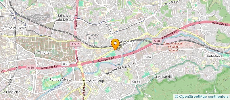 localisation de l'entreprise LA COMPAGNIE DES REVEURS  MARSEILLE