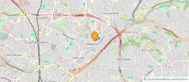 localisation de l'entreprise LA COMPAGNIE DES RUBENS à MARSEILLE
