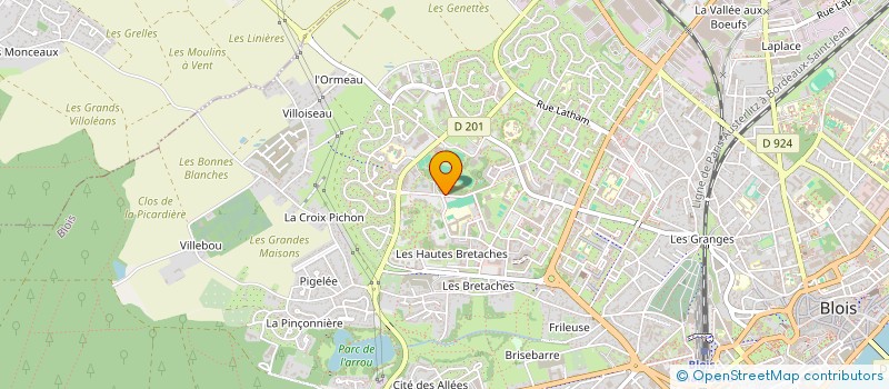 localisation de l'entreprise LA COMPAGNIE DES SALAMANDRES  BLOIS