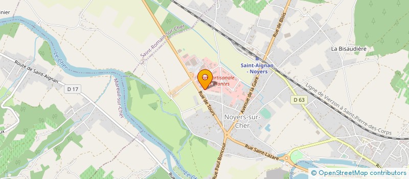 localisation de l'entreprise LA COMPAGNIE DES SAVEURS à NOYERS-SUR-CHER