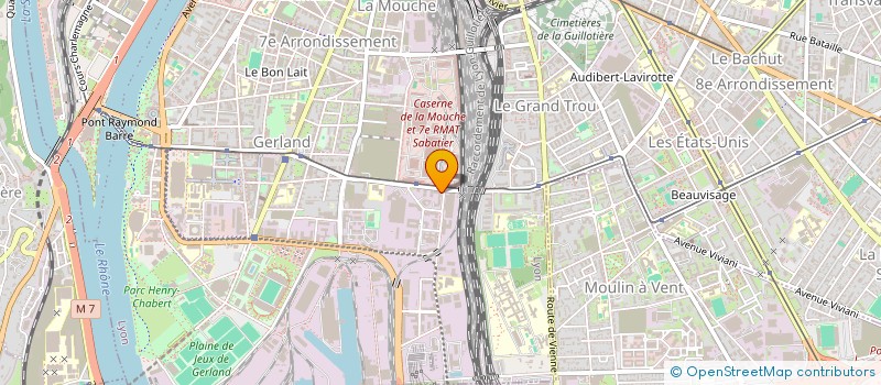 localisation de l'entreprise LA COMPAGNIE DES SENS  LYON