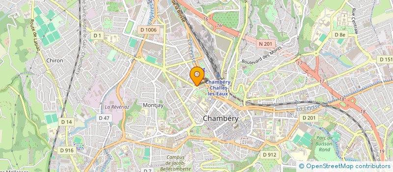 localisation de l'entreprise LA COMPAGNIE DES SIGNES  CHAMBERY