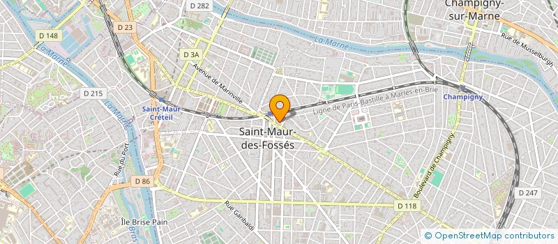 localisation de l'entreprise LA COMPAGNIE DES SOURCES à SAINT-MAUR-DES-FOSSES