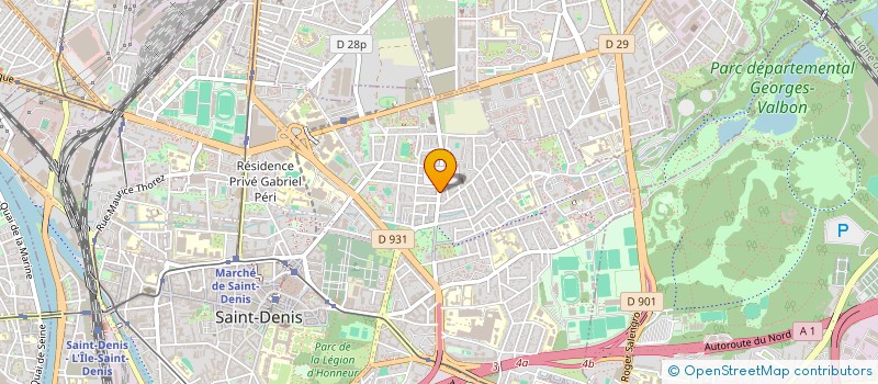 localisation de l'entreprise LA COMPAGNIE DES SUPER HEROS à SAINT-DENIS