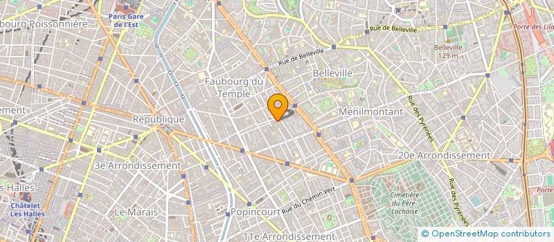 localisation de l'entreprise LA COMPAGNIE DES TAXI-BROUSSE  PARIS