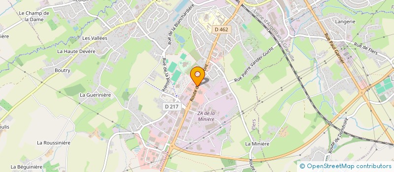 localisation de l'entreprise LA COMPAGNIE DES THES à FLERS