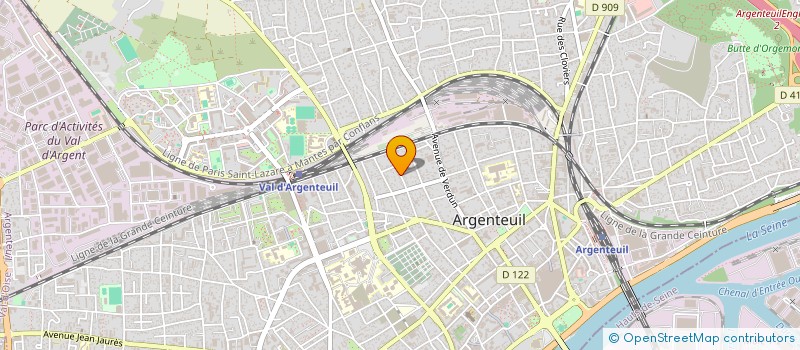 localisation de l'entreprise LA COMPAGNIE DES TRAVAUX  POISSY