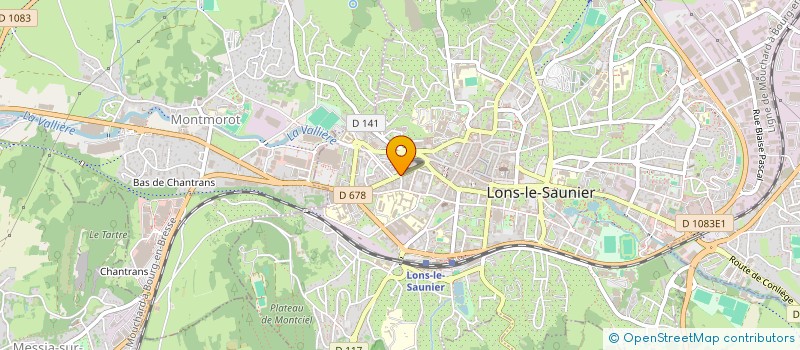 localisation de l'entreprise LA COMPAGNIE DES TRIPORTEURS à LONS-LE-SAUNIER
