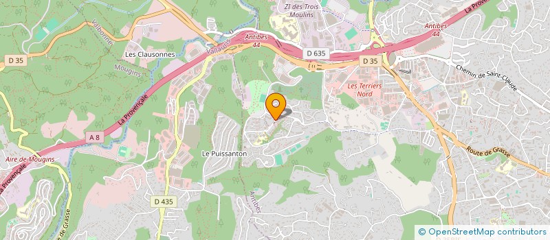 localisation de l'entreprise LA COMPAGNIE DES TROLLS à ANTIBES