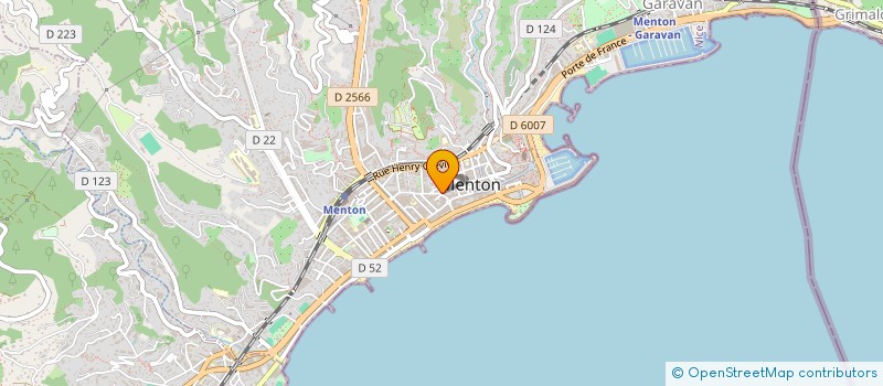 localisation de l'entreprise LA COMPAGNIE DES TROPIQUES à MENTON