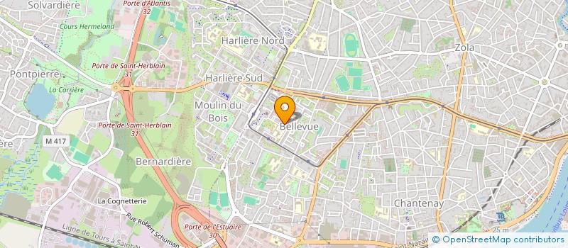 localisation de l'entreprise LA COMPAGNIE DES TROUBADOURS  NANTES