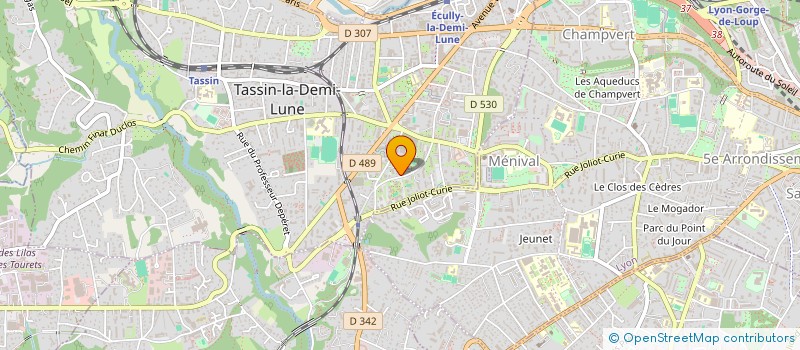 localisation de l'entreprise LA COMPAGNIE DES TROUBALOURS à TASSIN-LA-DEMI-LUNE