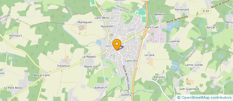 localisation de l'entreprise LA COMPAGNIE DES UNS ET DES AUTRES à KERVIGNAC