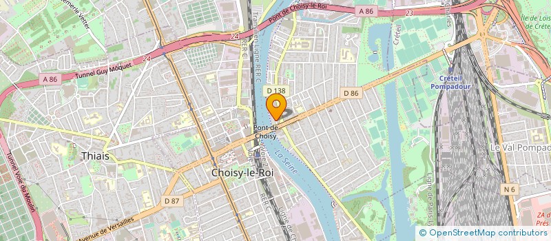 localisation de l'entreprise LA COMPAGNIE DES VOISINS à CHOISY-LE-ROI