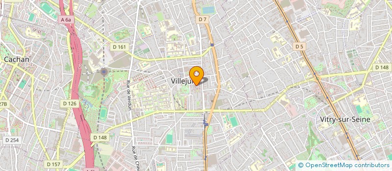 localisation de l'entreprise LA COMPAGNIE DES Z'ANIMES à VILLEJUIF