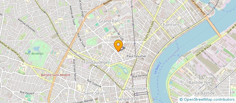 localisation de l'entreprise LA COMPAGNIE DETCHOU  BORDEAUX