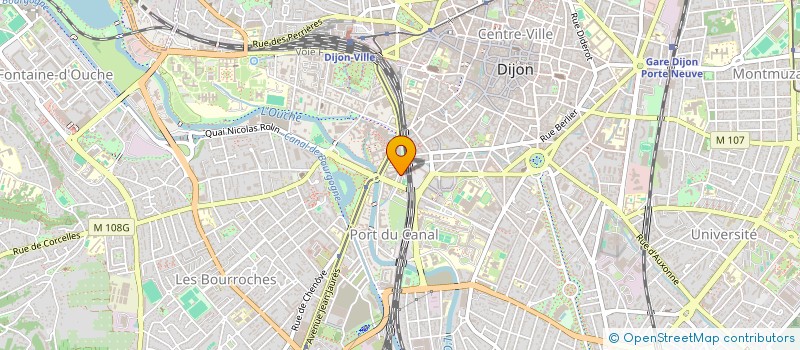 localisation de l'entreprise LA COMPAGNIE DIVAGUE  DIJON