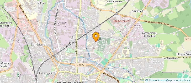 localisation de l'entreprise LA COMPAGNIE DU 13 EME QUAI à BOURG-EN-BRESSE