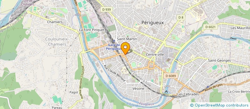 localisation de l'entreprise LA COMPAGNIE DU 7EME  PERIGUEUX