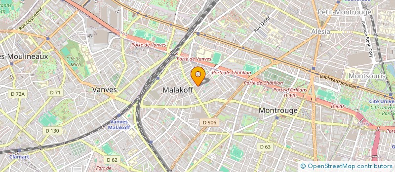 localisation de l'entreprise LA COMPAGNIE DU BANQUET  MALAKOFF