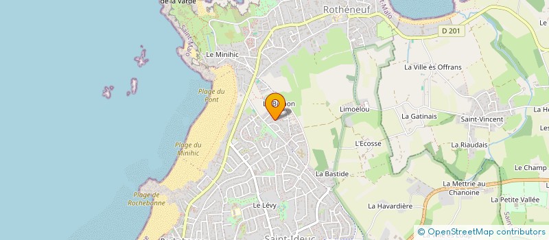 localisation de l'entreprise LA COMPAGNIE DU BASILE  SAINT-MALO