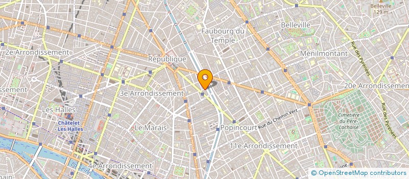 localisation de l'entreprise LA COMPAGNIE DU BATIMENT  PARIS