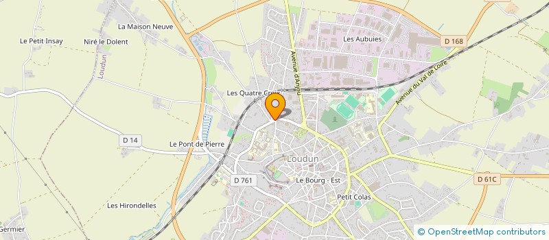 localisation de l'entreprise LA COMPAGNIE DU BEL IMAGINAIRE à LOUDUN