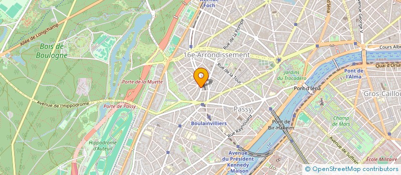 localisation de l'entreprise LA COMPAGNIE DU BELIEU  PARIS