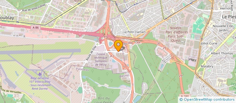 localisation de l'entreprise LA COMPAGNIE DU BLANC à VELIZY-VILLACOUBLAY