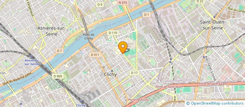 localisation de l'entreprise LA COMPAGNIE DU BOCAL à CLICHY