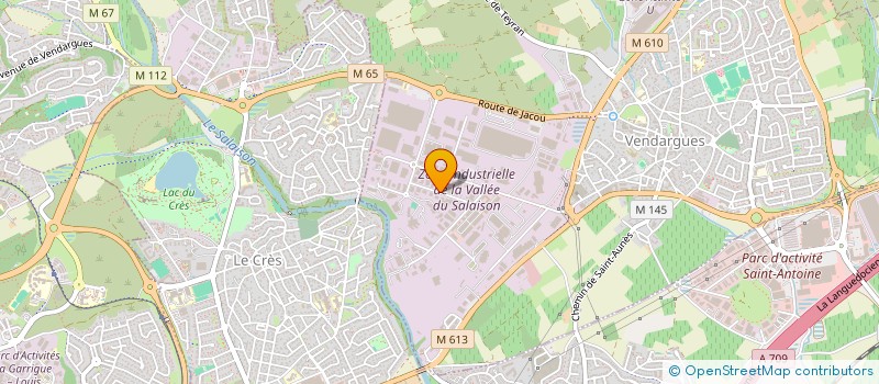 localisation de l'entreprise LA COMPAGNIE DU BON GOUT à VENDARGUES