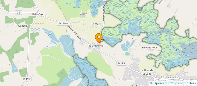 localisation de l'entreprise LA COMPAGNIE DU CAPITAINE  LE TOUR-DU-PARC