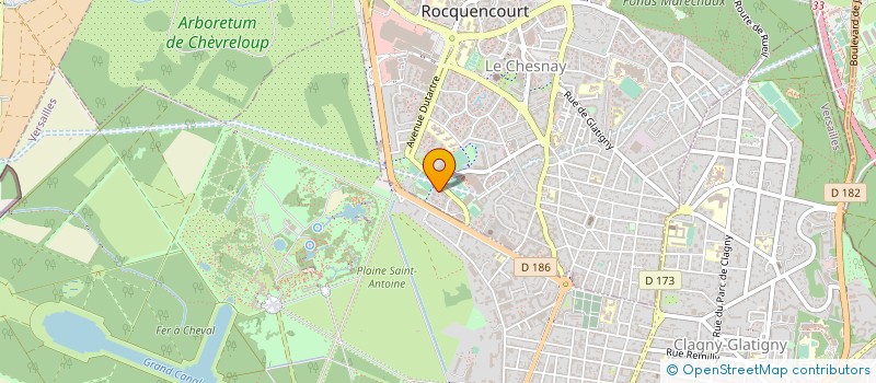 localisation de l'entreprise LA COMPAGNIE DU CHAPEAU DE PAILLE  LE CHESNAY-ROCQUENCOURT