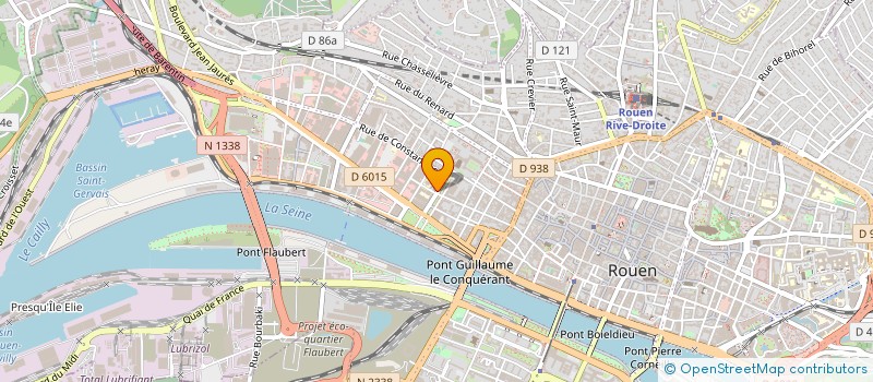 localisation de l'entreprise LA COMPAGNIE DU CHAT FOIN à ROUEN