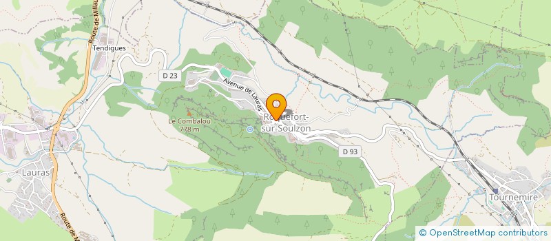 localisation de l'entreprise LA COMPAGNIE DU CLOCHER  ROQUEFORT-SUR-SOULZON