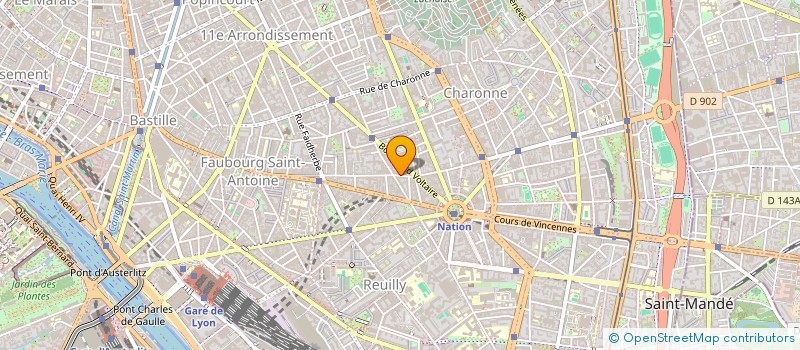 localisation de l'entreprise LA COMPAGNIE DU CREDIT à PARIS