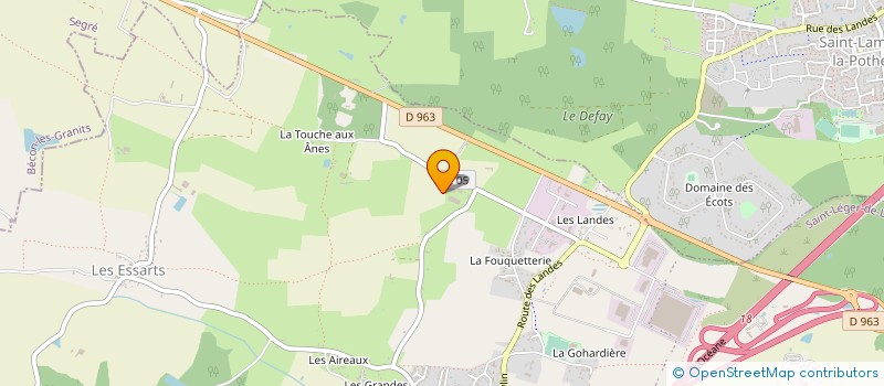 localisation de l'entreprise LA COMPAGNIE DU CUIR à SAINT-GERMAIN-DES-PRES