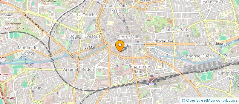 localisation de l'entreprise LA COMPAGNIE DU DEVELOPPEMENT à RENNES