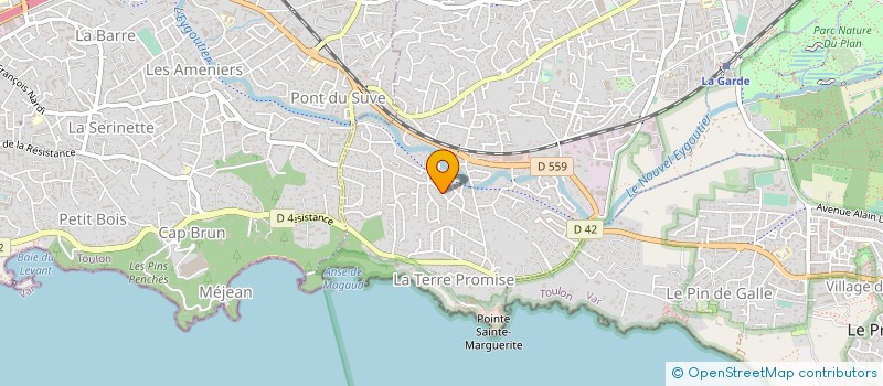 localisation de l'entreprise LA COMPAGNIE DU DRAGON à LA GARDE