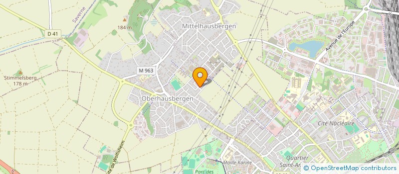 localisation de l'entreprise LA COMPAGNIE DU FIL  OBERHAUSBERGEN