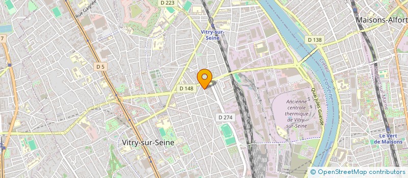 localisation de l'entreprise LA COMPAGNIE DU FIL IMAGINAIRE  VITRY-SUR-SEINE