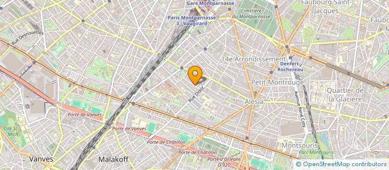 localisation de l'entreprise LA COMPAGNIE DU FOL ESPOIR  PARIS