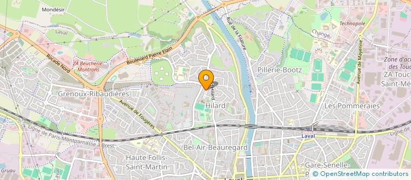 localisation de l'entreprise LA COMPAGNIE DU FURONCLE à LAVAL