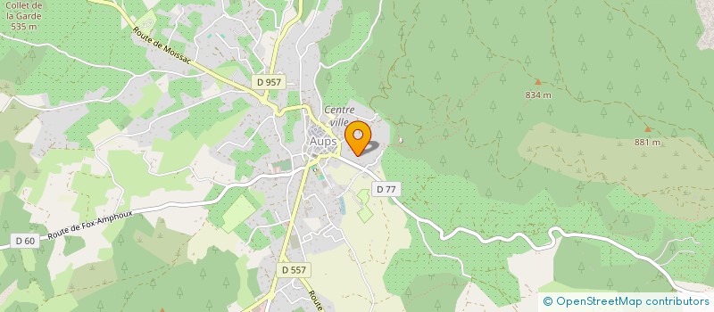 localisation de l'entreprise LA COMPAGNIE DU GALETAS  AIGUINES