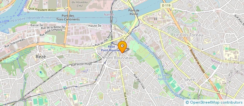localisation de l'entreprise LA COMPAGNIE DU GASE à REZE